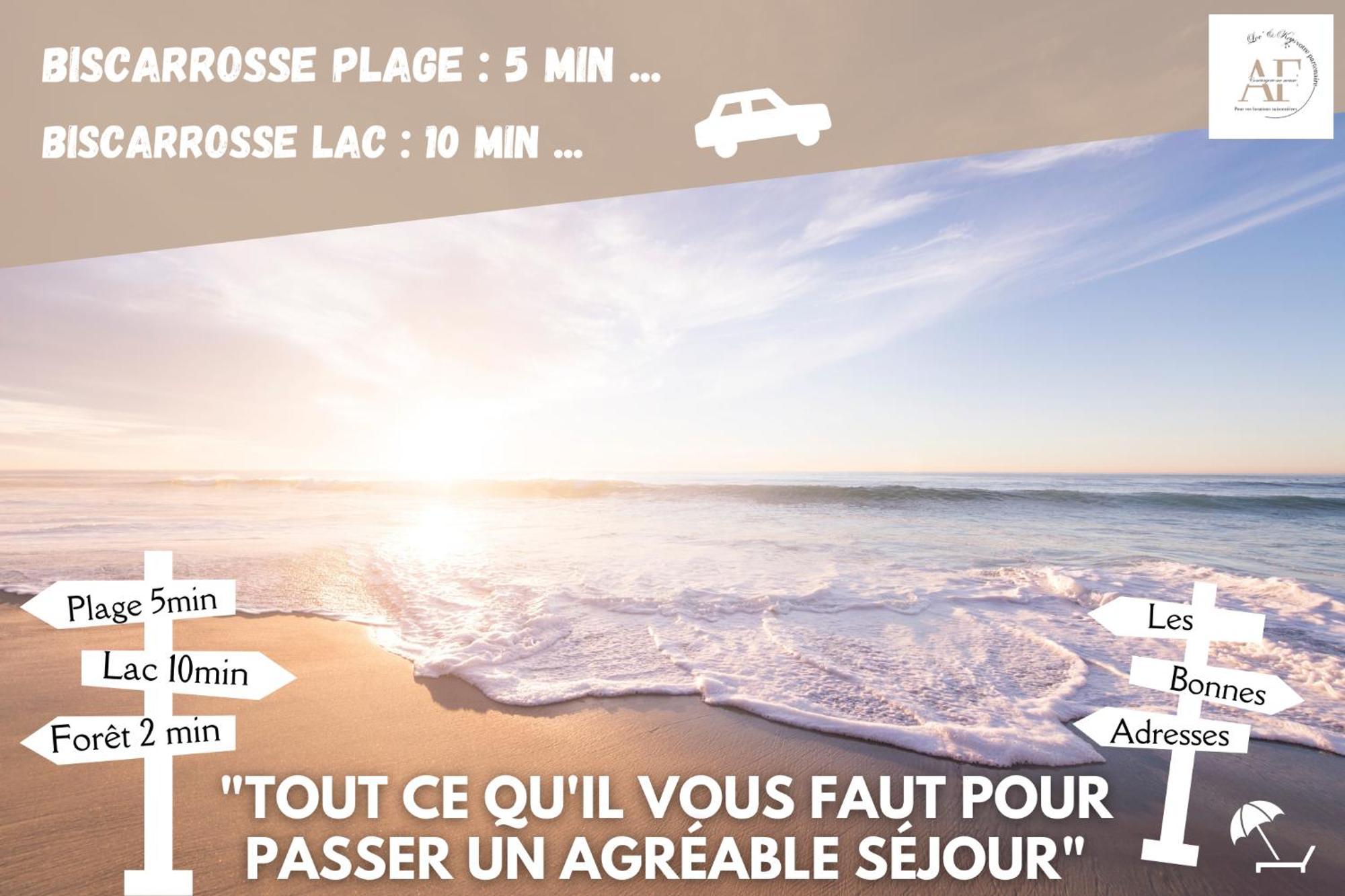 Petite Maison A Biscarrosse - Plage Eksteriør billede